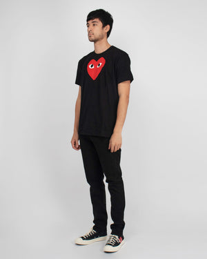 Play t shirt with clearance red heart