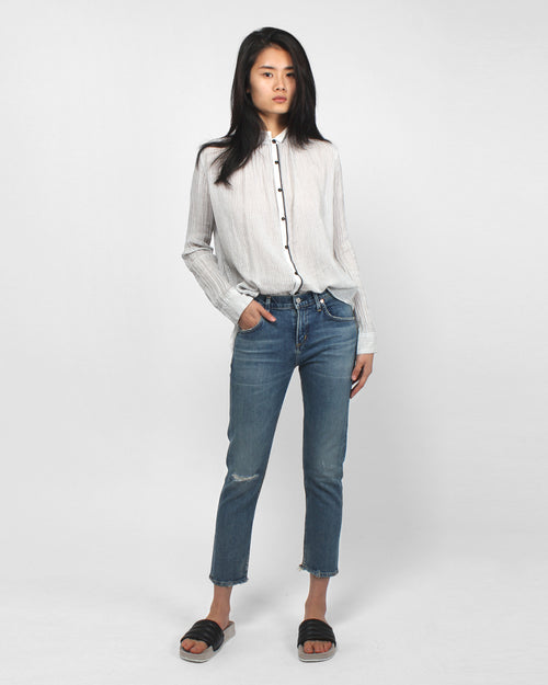 elsa mid rise slim fit crop