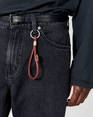 Our Legacy - Key Holder Black Leather