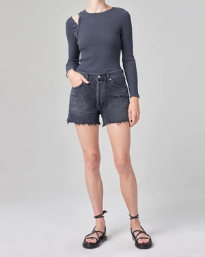 ANINE BING Blake Biker Short - Black