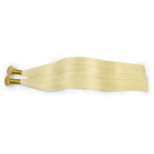 Load image into Gallery viewer, Toysww European Human Hair Flat Tip Hair Extensions Blonde 1g1s Natural Straight Virgin Hair Extensions 50g 100gpack
