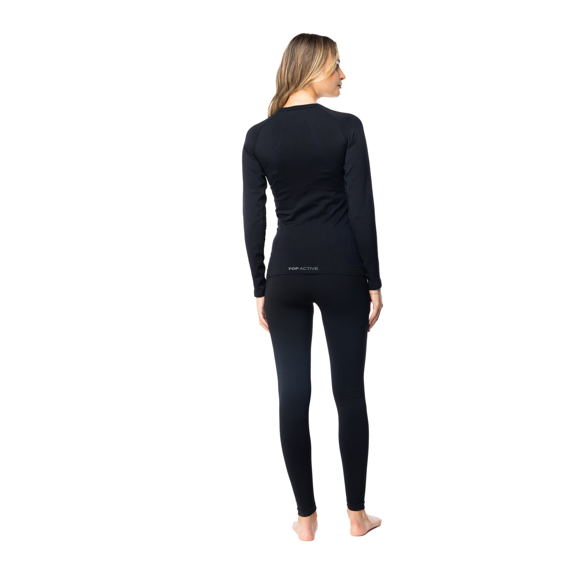 Calza + Top Deportiva Mujer Sport Ropa Importada Blanconegro