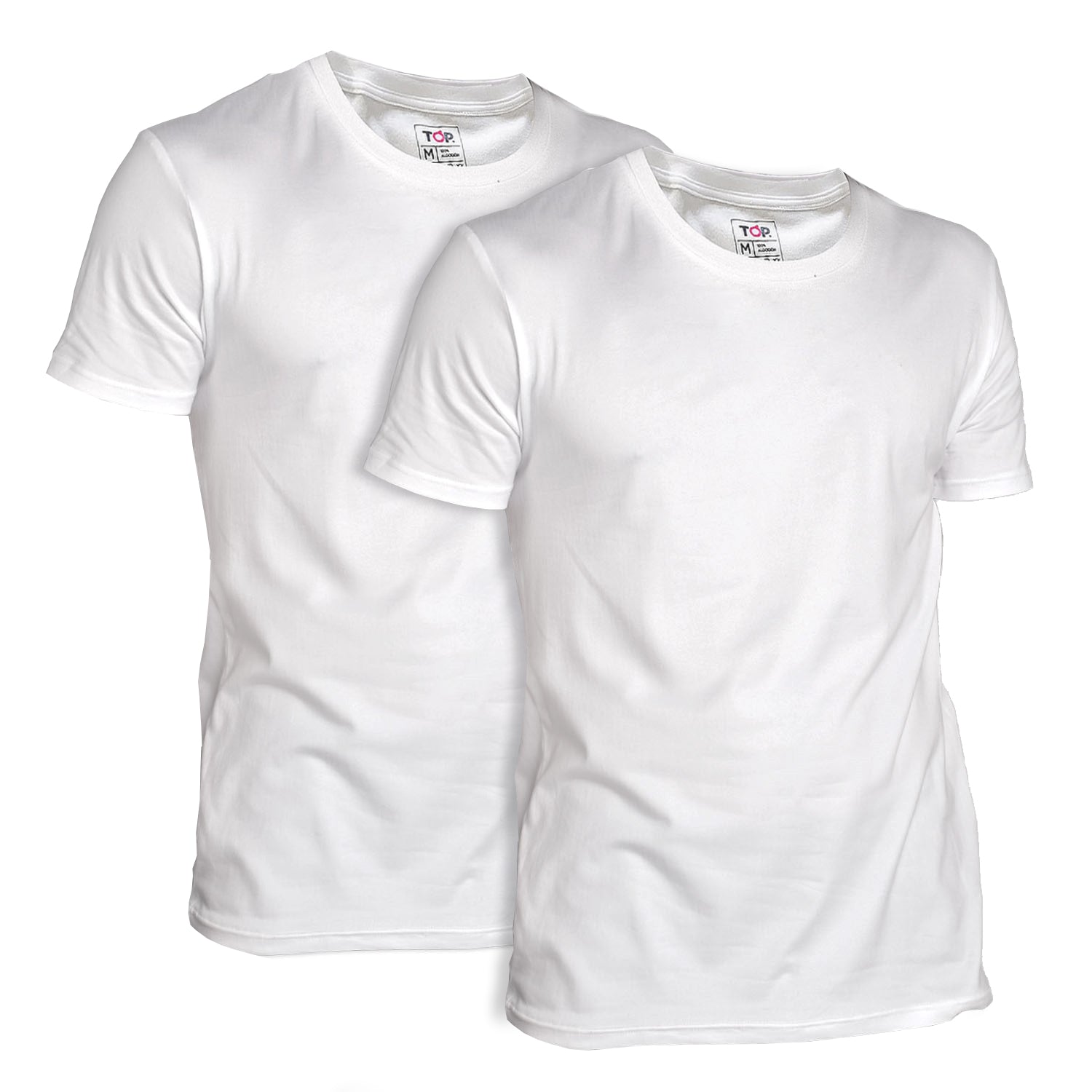 Camisetas Blancas Manga Algodón Pack - Top Underwear