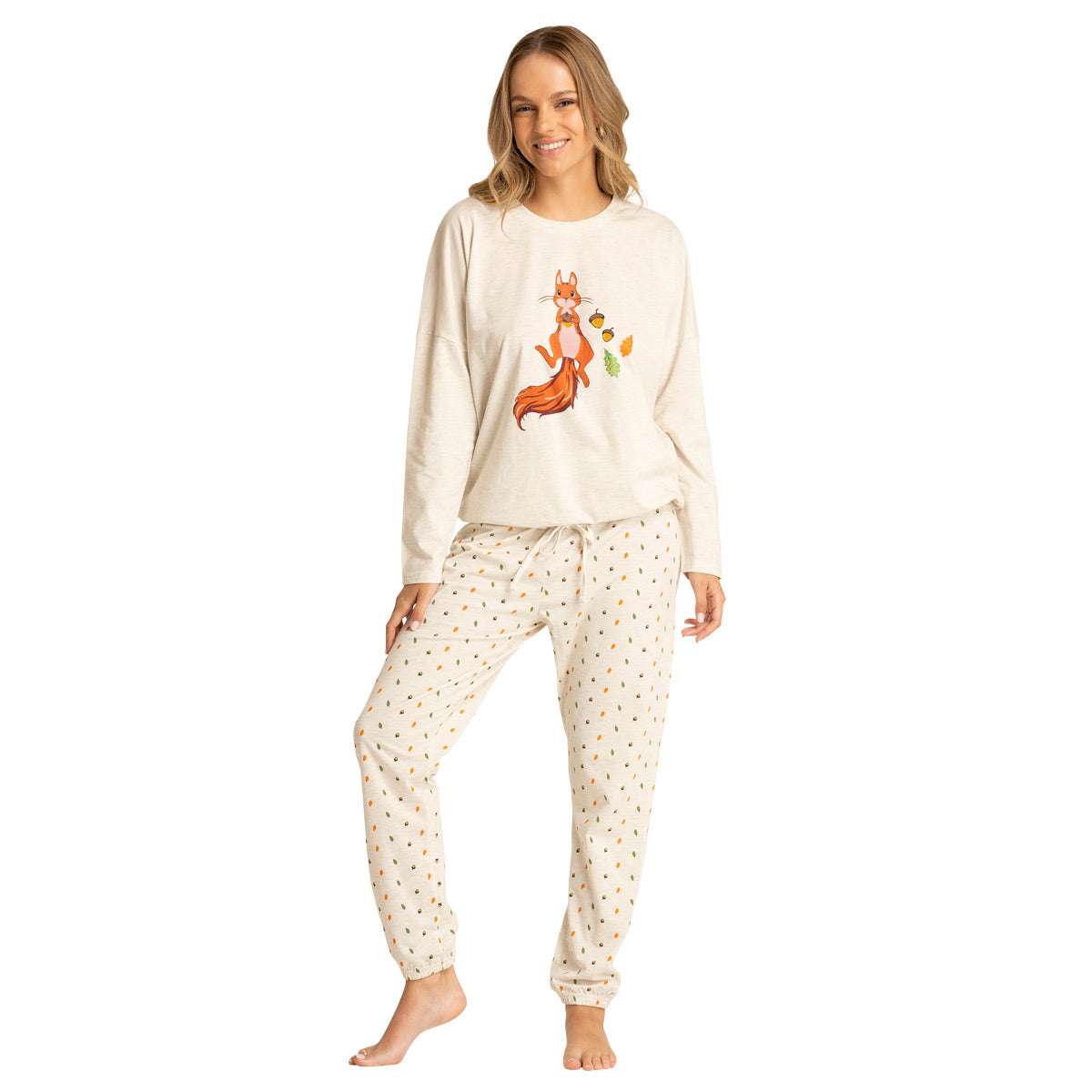 Pijama Mujer Algodon Invierno Estampado C1 - Underwear