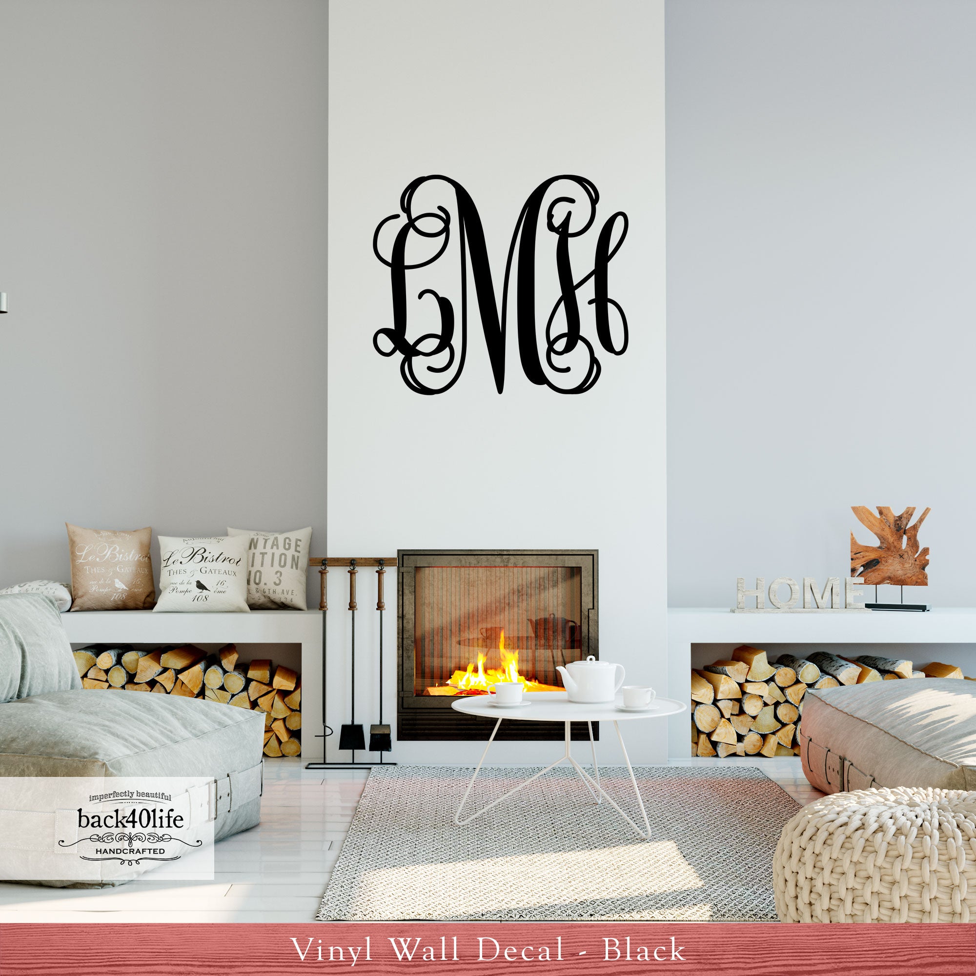 Personalized Scroll Frame Wall Quotes™ Decal