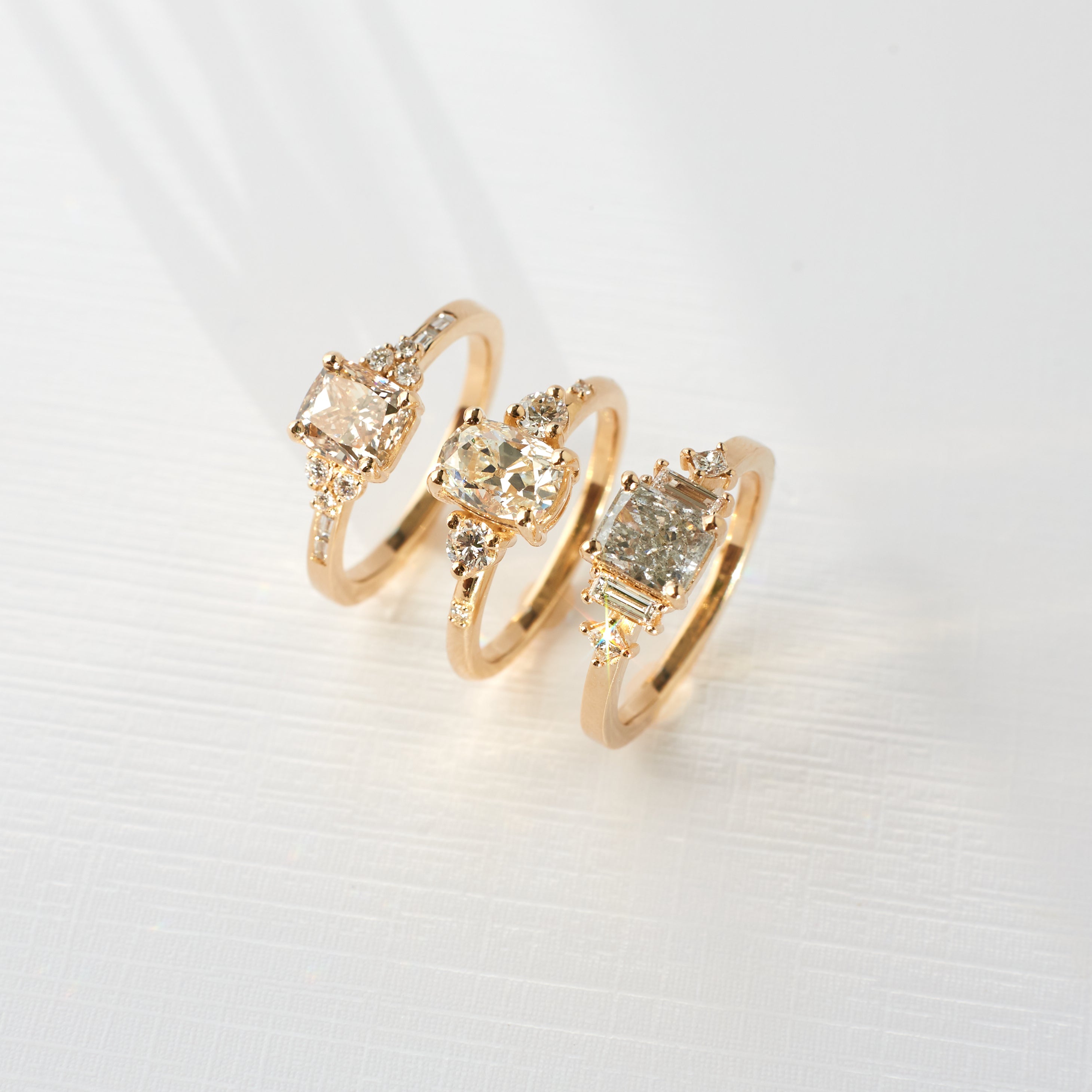 Clio Ring - 1.16 carat Modern Old Mine Cut Diamond