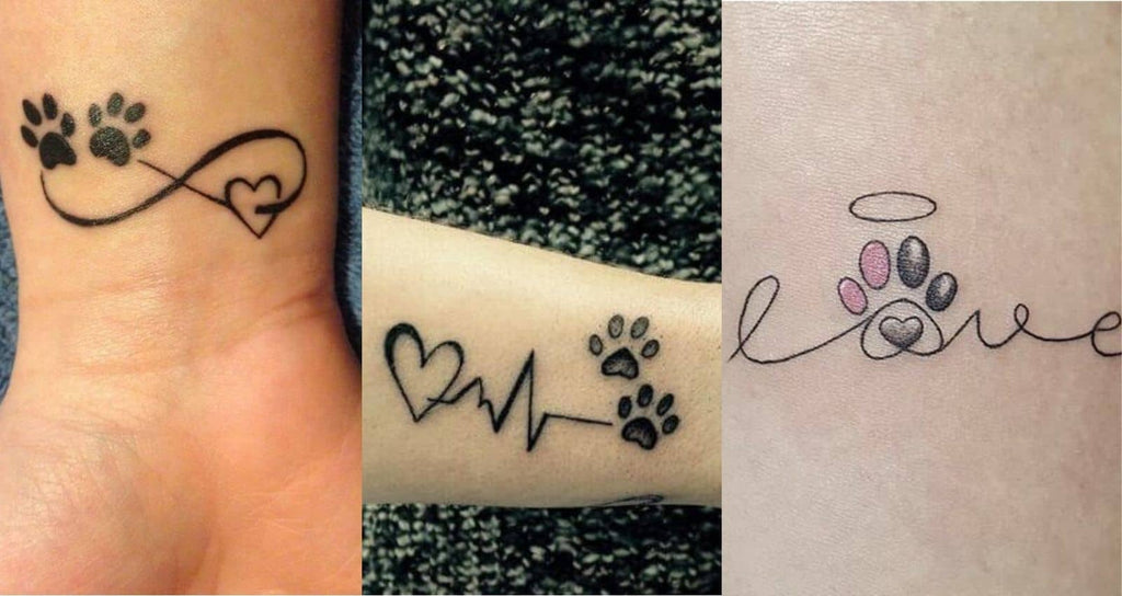 cat paw tattoo