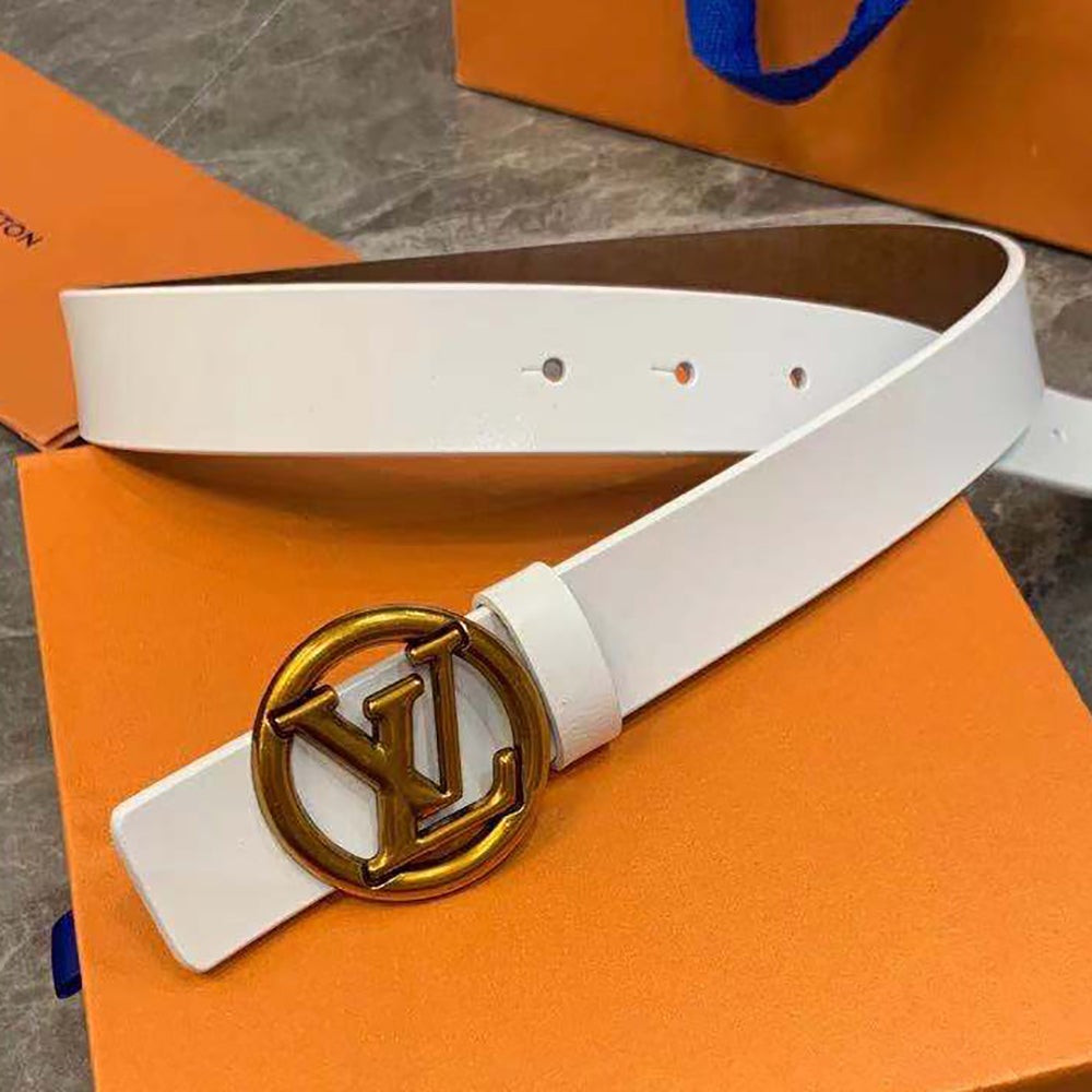 Louis Vuitton LV letter logo ladies small temperament belt beltp
