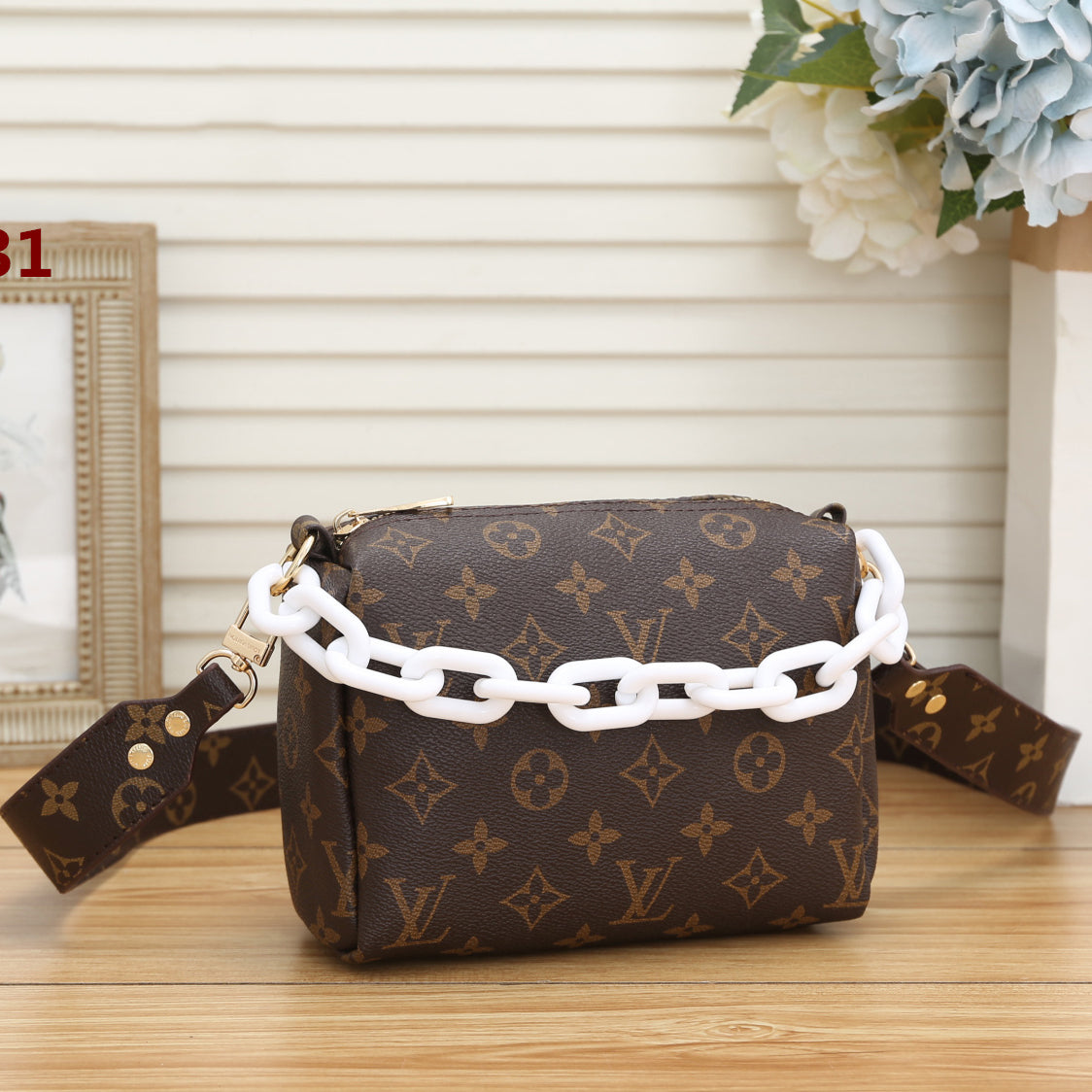 Louis Vuitton LV Hot Selling Classic Chain Bag, Coin Purse, Handbag, Fashion Ladies One Shoulder Mes