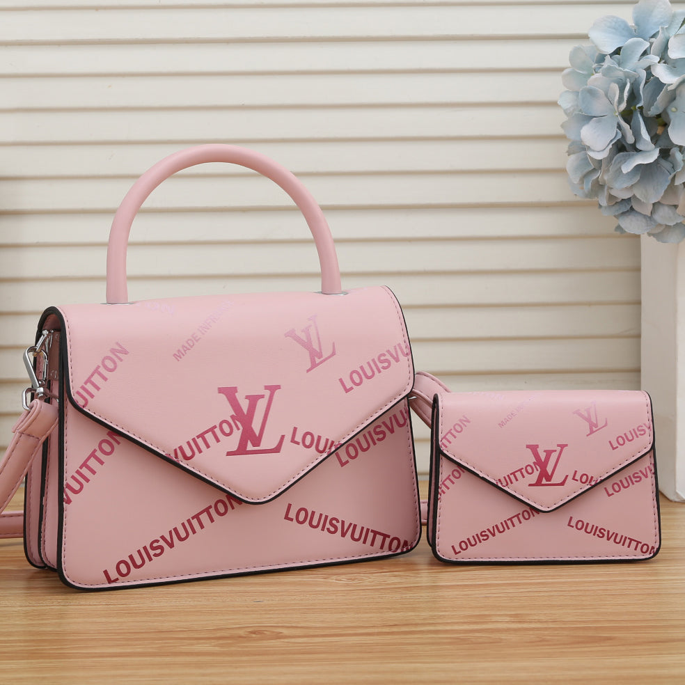 LV Louis Vuitton new full-printed letter logo ladies shopping ha