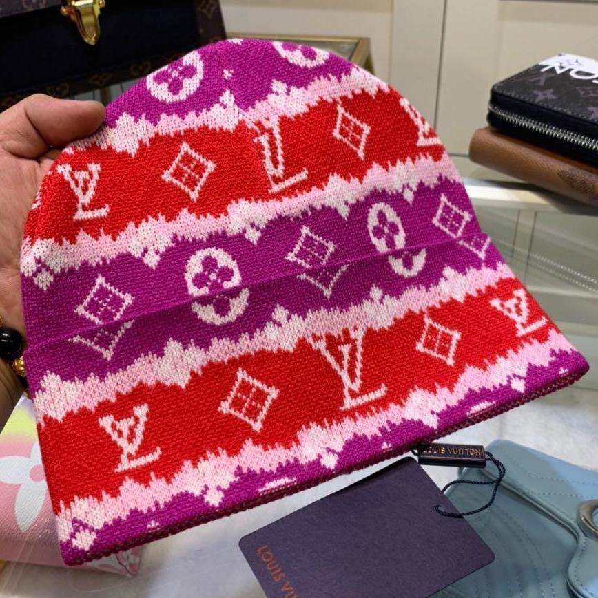 Louis Vuitton LV knitting The embroidery Hat Strickm眉tze