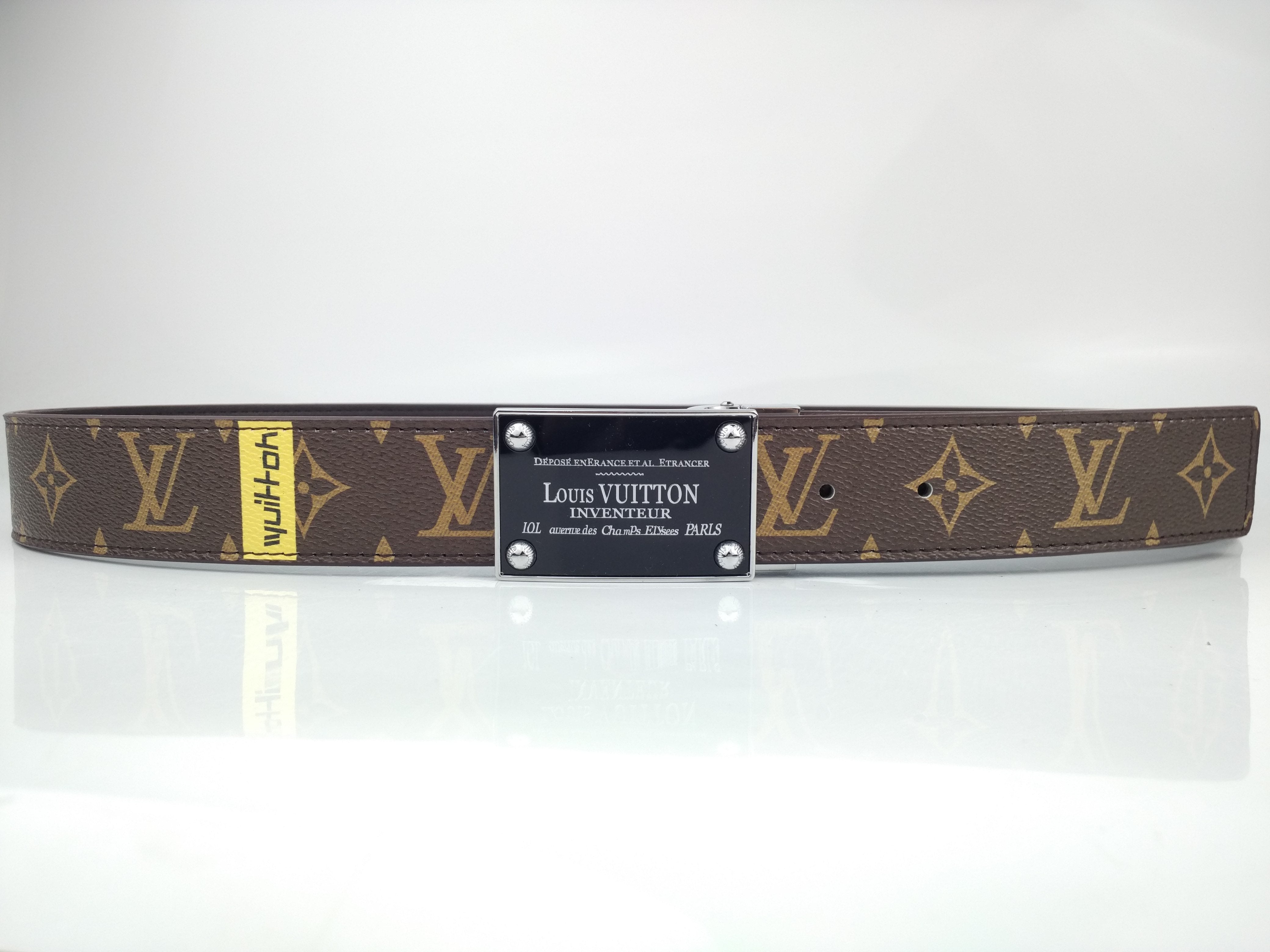 Louis Vuitton LV Tide brand retro classic presbyopia smooth buckle belt