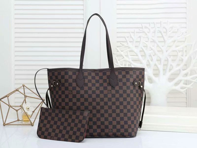 LV Louis vuitton classic hot sale letter printing stitching color