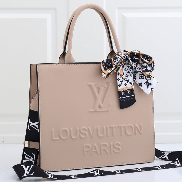 Louis Vuitton LV Monogram Canvas Shoulder Bag Mahjong Bag Wallet Three