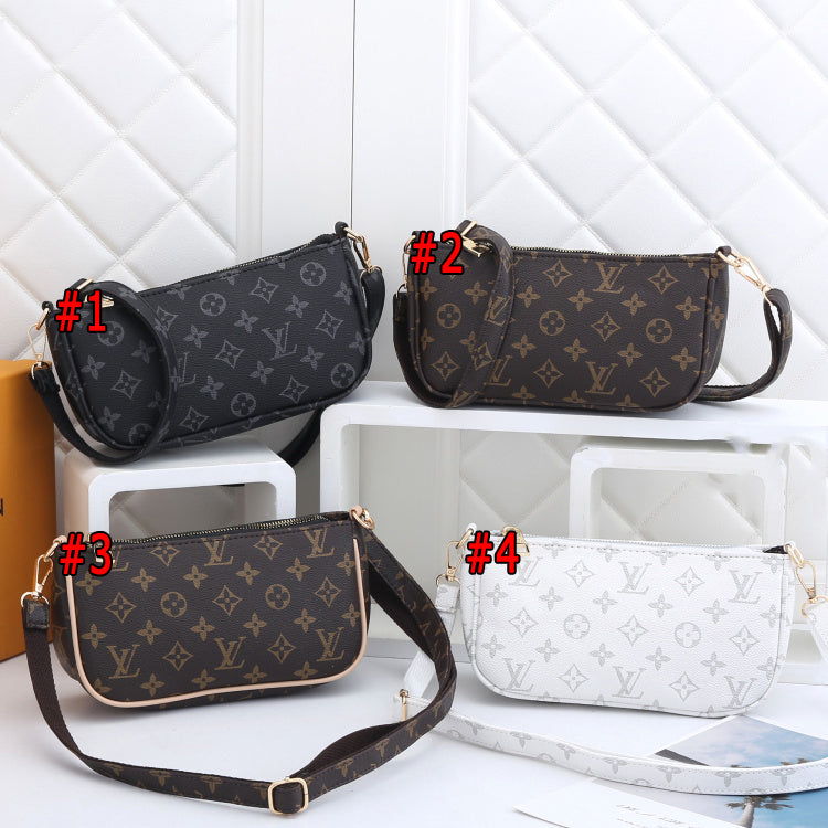 LV Louis Vuitton new printed letters ladies cosmetic bag shoulder bag messenger bag