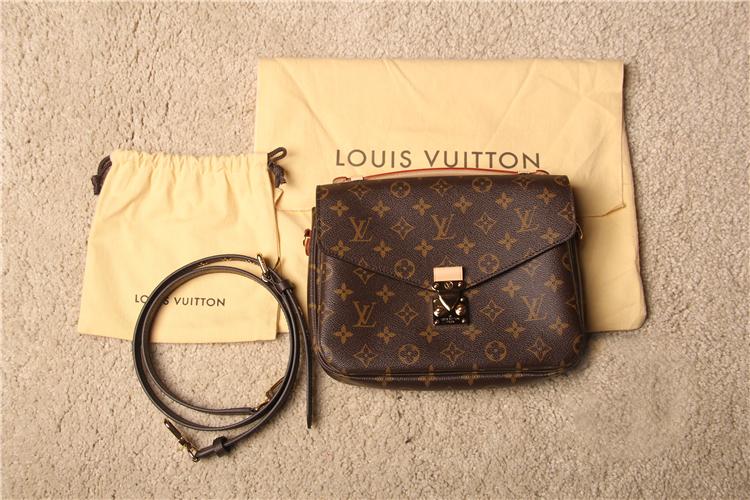 Inseva Louis Vuitton LV Popular Women Shopping Leather Crossbody Satchel Shoulder Bag Handbag I/A