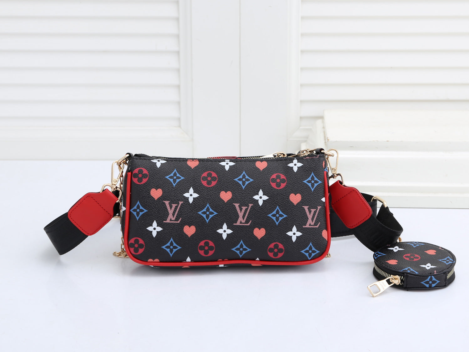 Louis Vuitton LV new presbyopic two-piece popular one-shoulder messenger bag