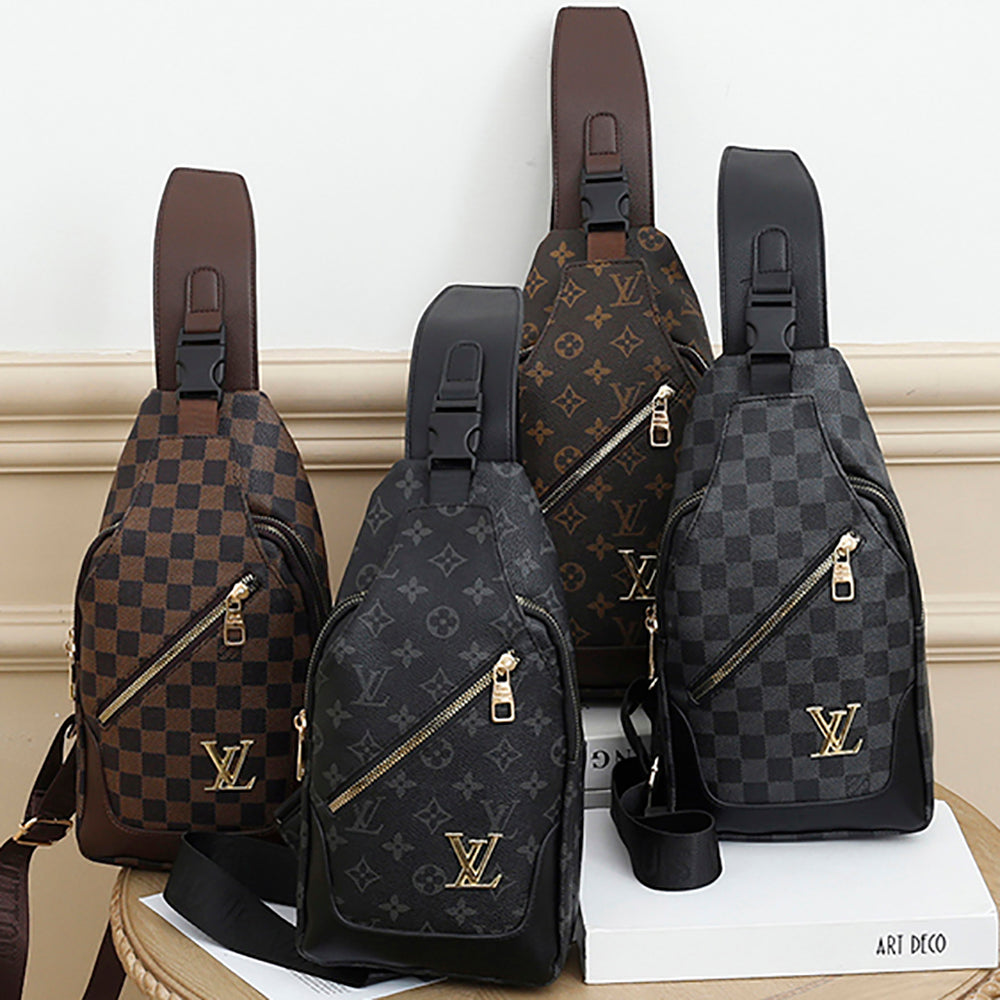 Louis Vuitton LV classic letter printing ladies men's messenger bag waist bag shoulder bag