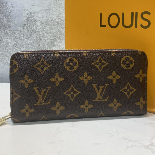 Louis Vuitton LV GG Monogram Women's Long Zip Wallet