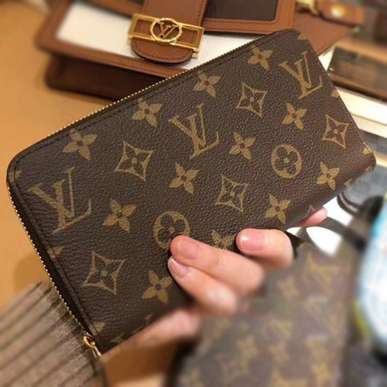 Louis Vuitton LV Classic Letter Print Pattern Long and Short Handbags Coin Purses Key Cases Fashion 