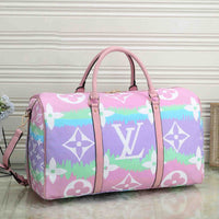 Louis Vuitton LV Women Men Luggage bag color cloud printing gradient