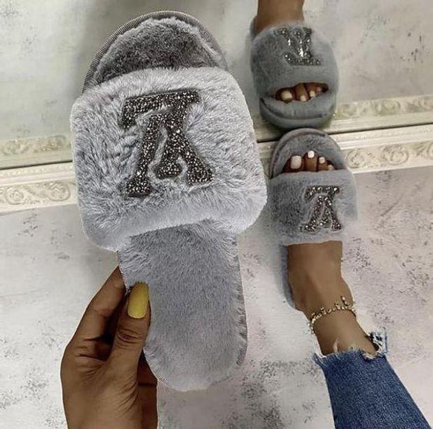 Louis Vuitton, Shoes, Lv Fur Slides