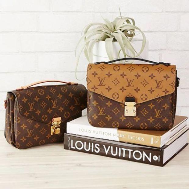 LV Louis Vuitton Women Shopping Leather Crossbody Satchel Should