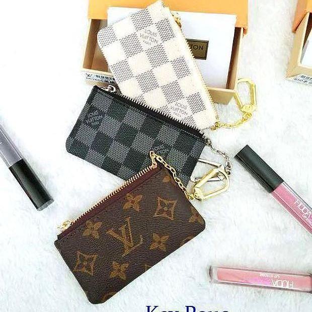 Louis Vuitton LV Monogram Canvas Key Pouch Bag