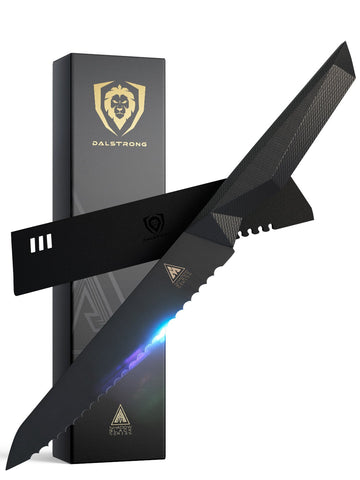 Serrated Utility Knife 6.5" | Shadow Black Series