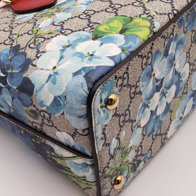 Gucci Bloom Blue Red Tote Handbag & Shoulder Bag - Luxury Cheaper