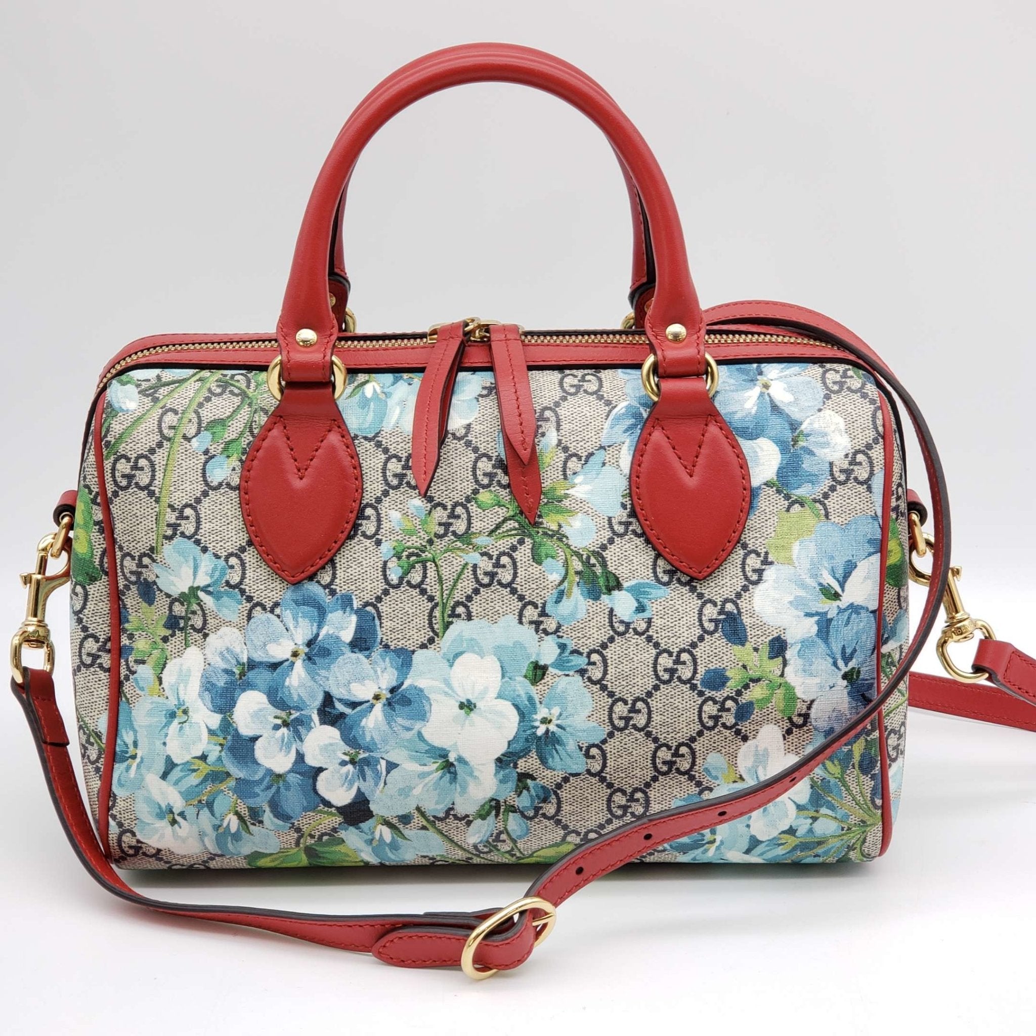 Gucci Blooms Boston Canvas Crossbody Bag – Luxury Cheaper