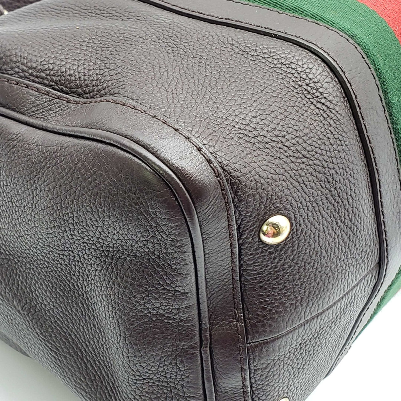 Gucci Boston Medium Brown Leather Shoulder Bag - Luxury Cheaper