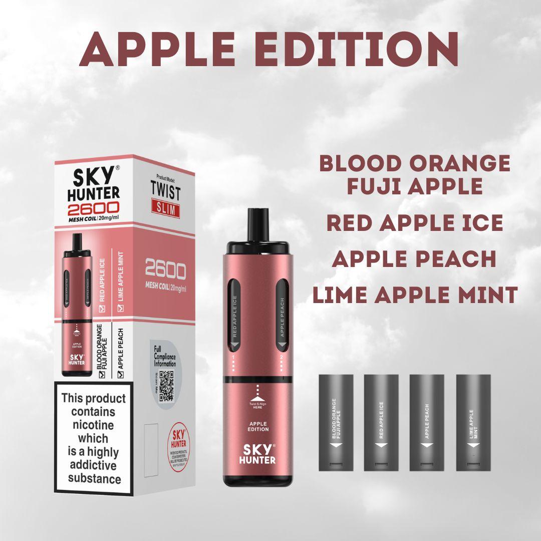 4 in 1 Sky Hunter 2600 Puffs Disposable Vape Box of 5 - Mcr Vape Distro