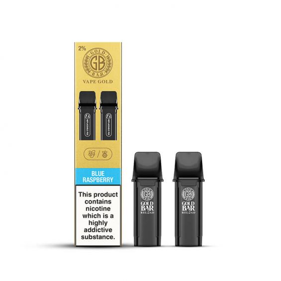 Gold Bar Reload 1200 Puffs Pre-filled Replacement Pods - Mcr Vape Distro