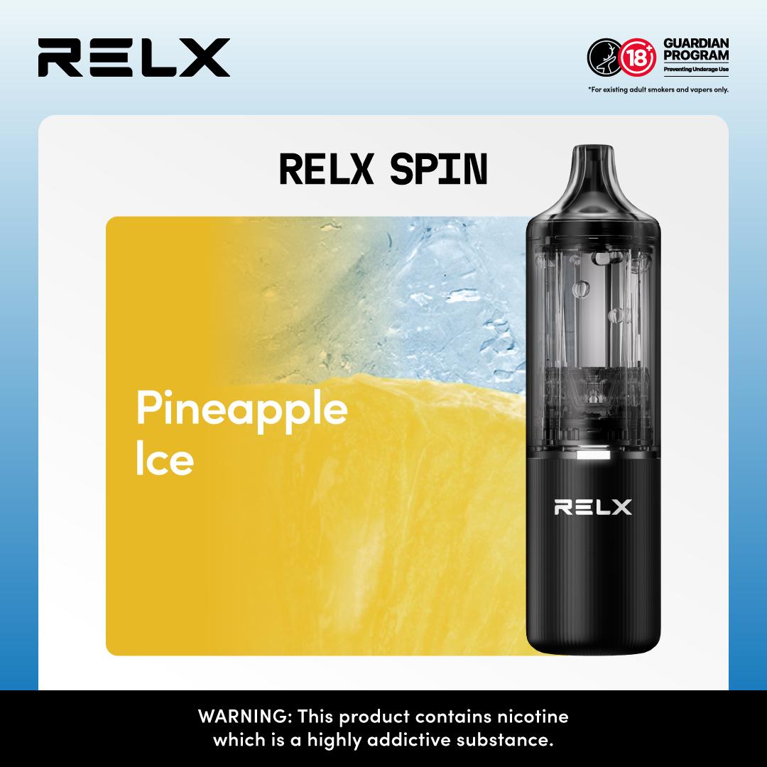 Relx Spin 4000 Puffs Disposable Vape Pod Kit - Mcr Vape Distro