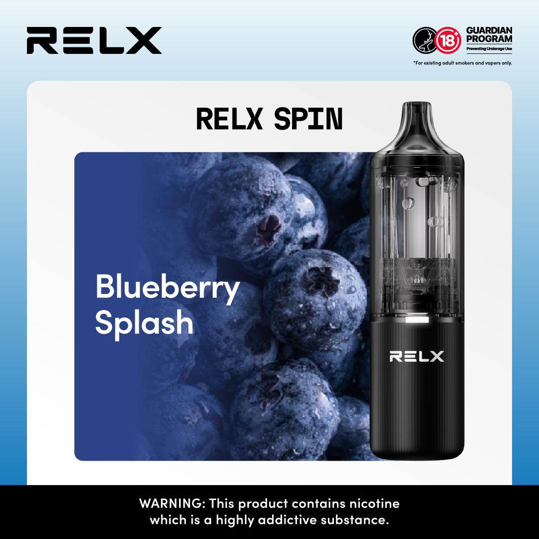 Relx Spin 4000 Puffs Disposable Vape Pod Kit - Mcr Vape Distro