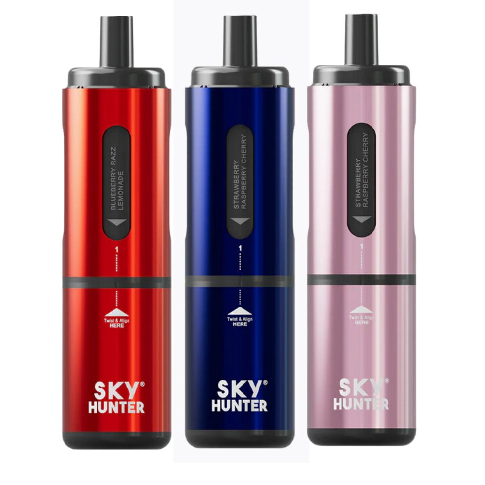 4 in 1 Sky Hunter 2600 Puffs Disposable Vape Box of 5 - Mcr Vape Distro