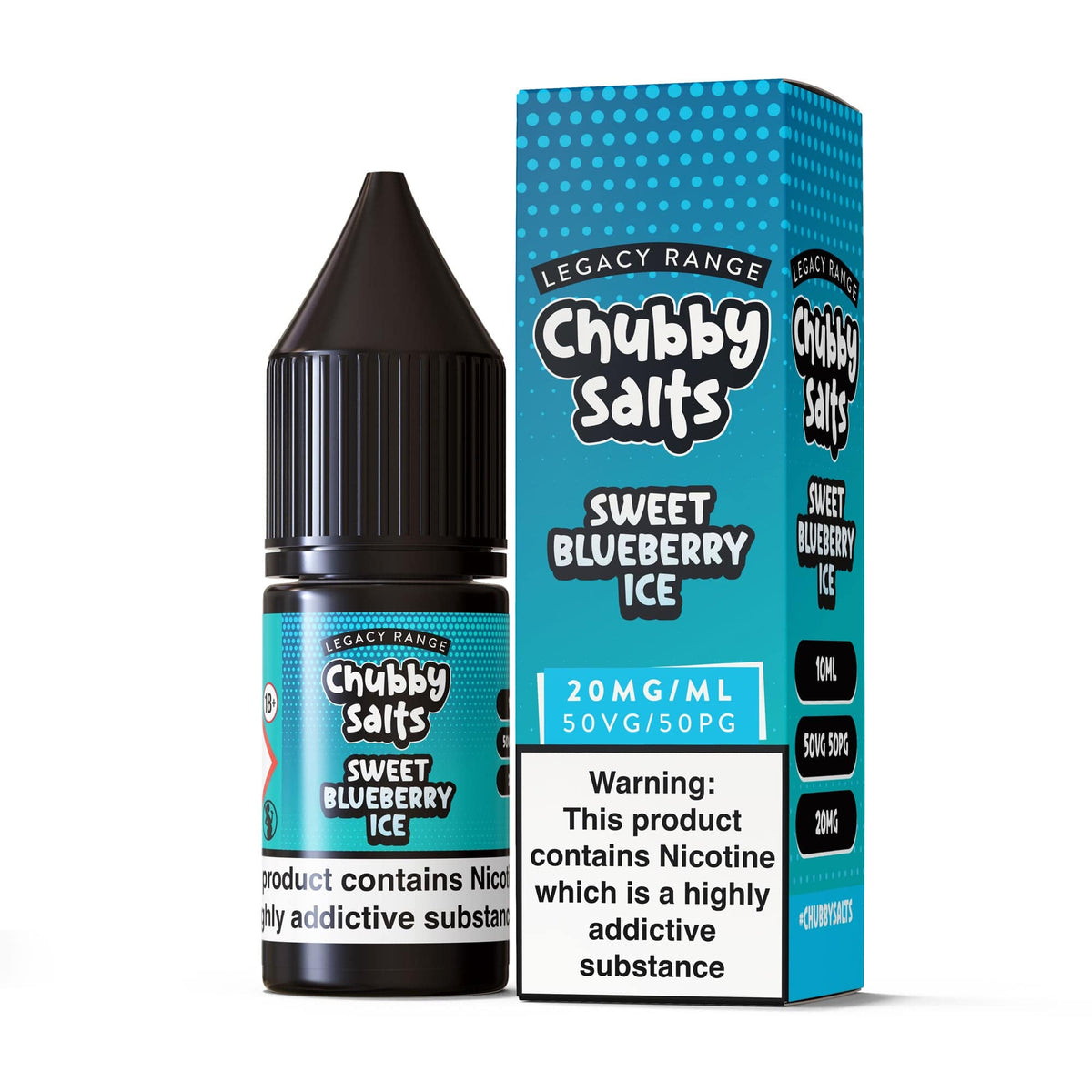 Chubby Salts - 10ml - Nic Salts - Box of 10 - Mcr Vape Distro