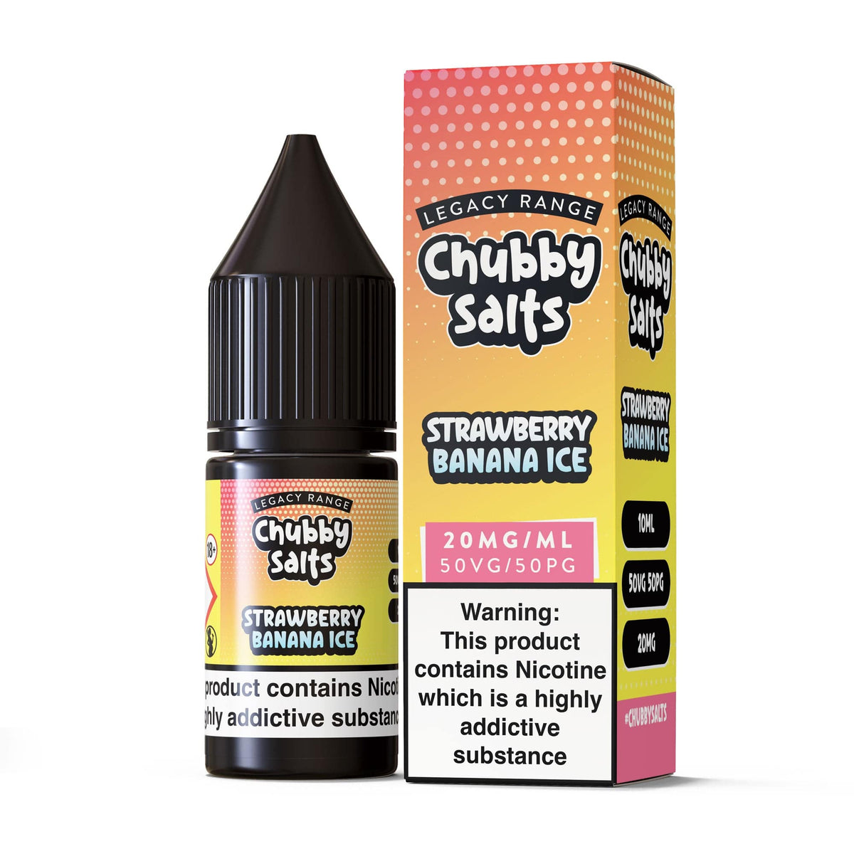 Chubby Salts - 10ml - Nic Salts - Box of 10 - Mcr Vape Distro