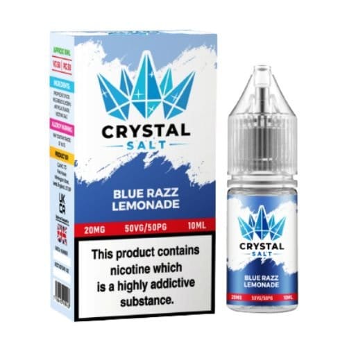 Crystal Nic Salts - 10ml E-liquids - Box of 5 - Mcr Vape Distro