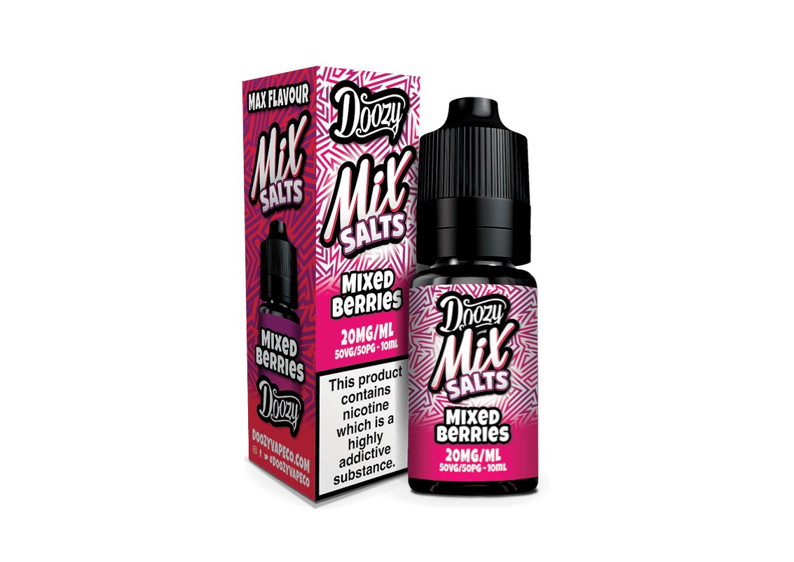 Doozy Mix Salts - 10ml - Nic Salts - Box of 10 - Mcr Vape Distro