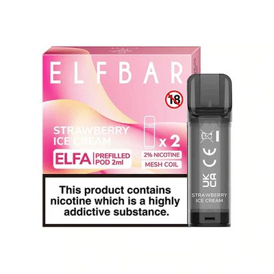 Elf Bar Elfa Pre-Filled Replacement Pods - Mcr Vape Distro