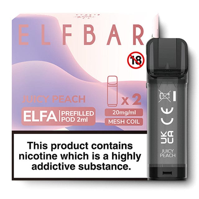 Elf Bar Elfa Pre-Filled Replacement Pods - Mcr Vape Distro