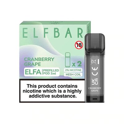 Elf Bar Elfa Pre-Filled Replacement Pods - Mcr Vape Distro