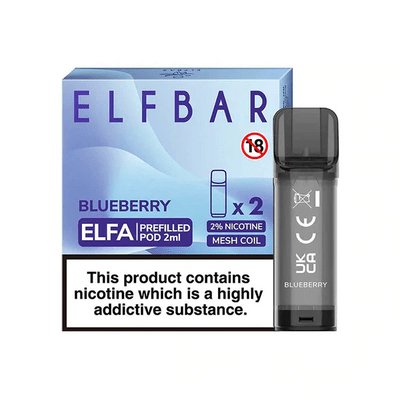 Elf Bar Elfa Pre-Filled Replacement Pods - Mcr Vape Distro