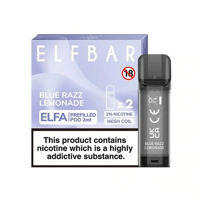 Elf Bar Elfa Pre-Filled Replacement Pods - Mcr Vape Distro