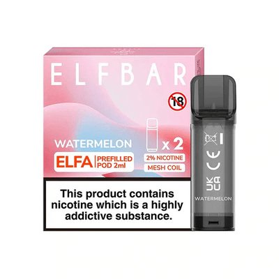 Elf Bar Elfa Pre-Filled Replacement Pods - Mcr Vape Distro