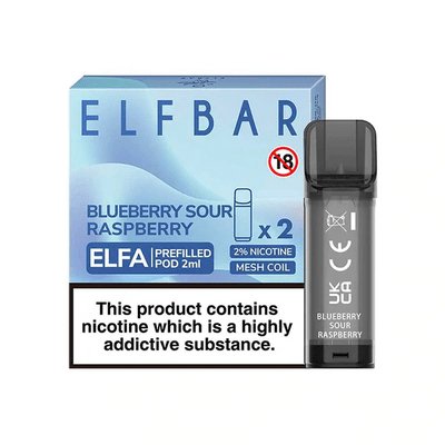 Elf Bar Elfa Pre-Filled Replacement Pods - Mcr Vape Distro