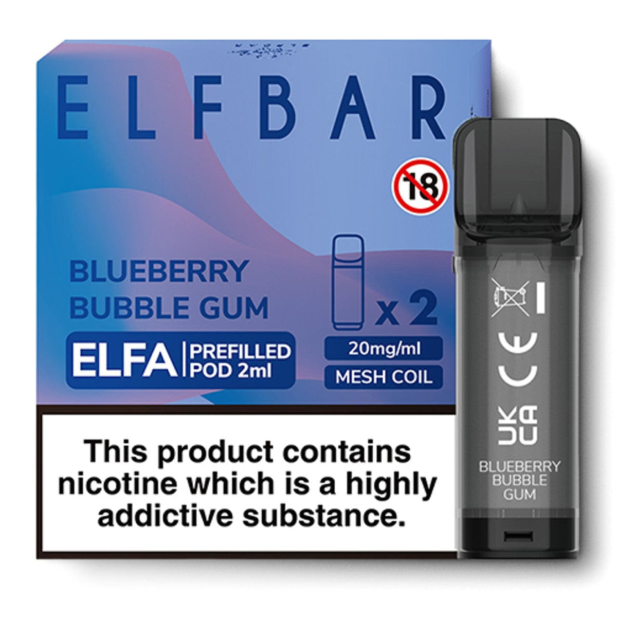 Elf Bar Elfa Pre-Filled Replacement Pods - Mcr Vape Distro