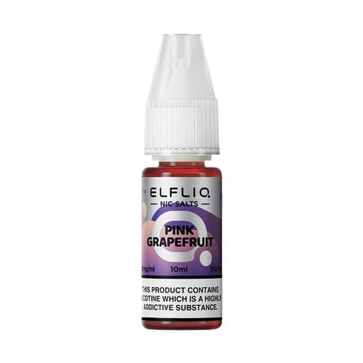 ELF BAR - ELFLIQ - PINK GRAPEFRUIT - 10ML NIC SALT ( Box of 10) - Mcr Vape Distro